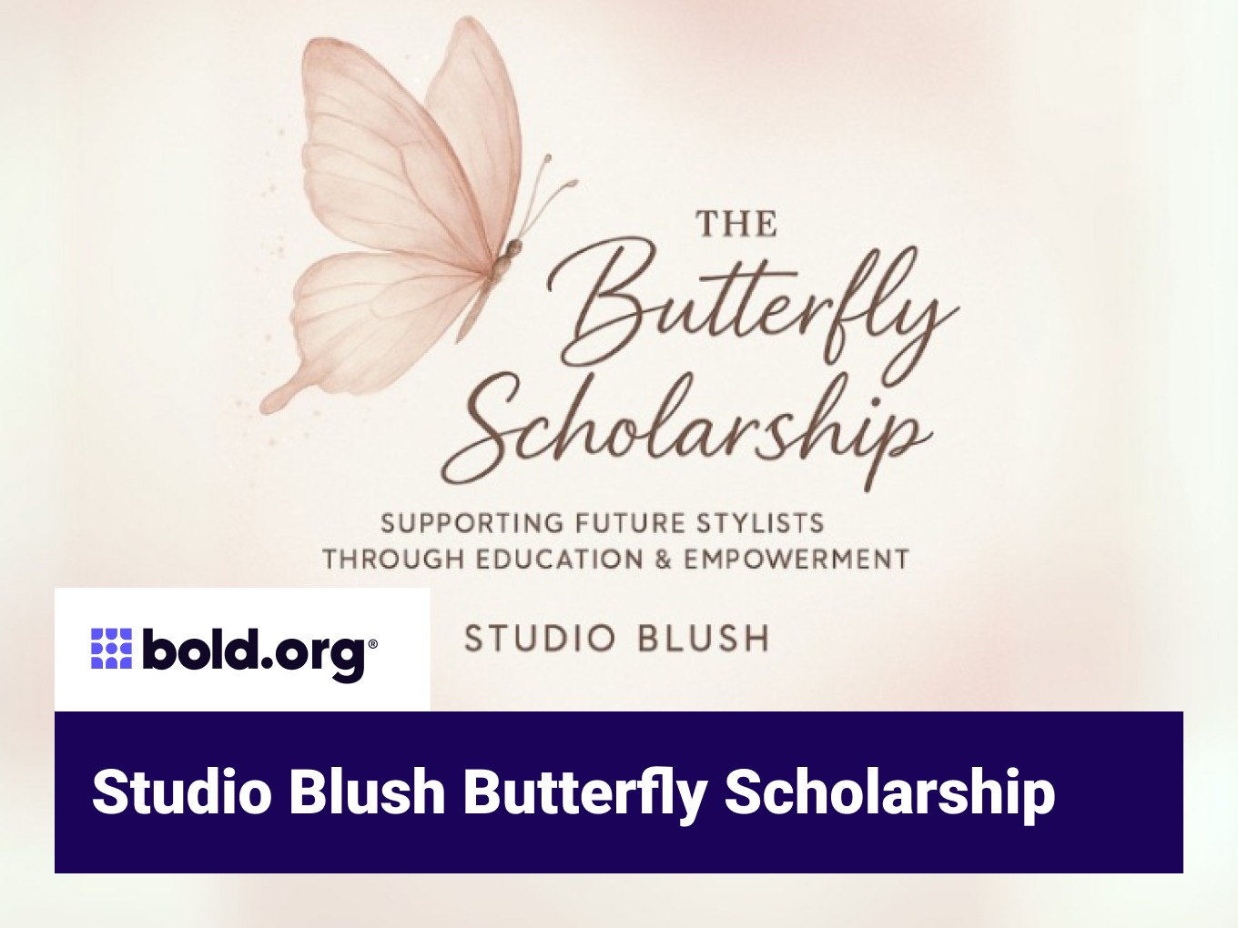 Studio Blush Butterfly Scholarship